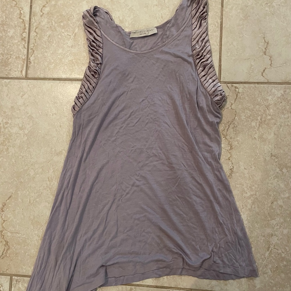 Purple asymmetric Stella McCartney top